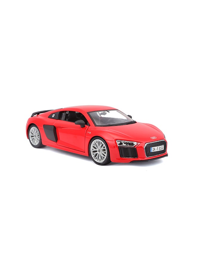 1:24 Audi R8 V10 Plus Red Officially Licensed Scaled Replicas of Collectible Diecast Metal Models with Exquisite Interior & Exterior Detailing for All Ages