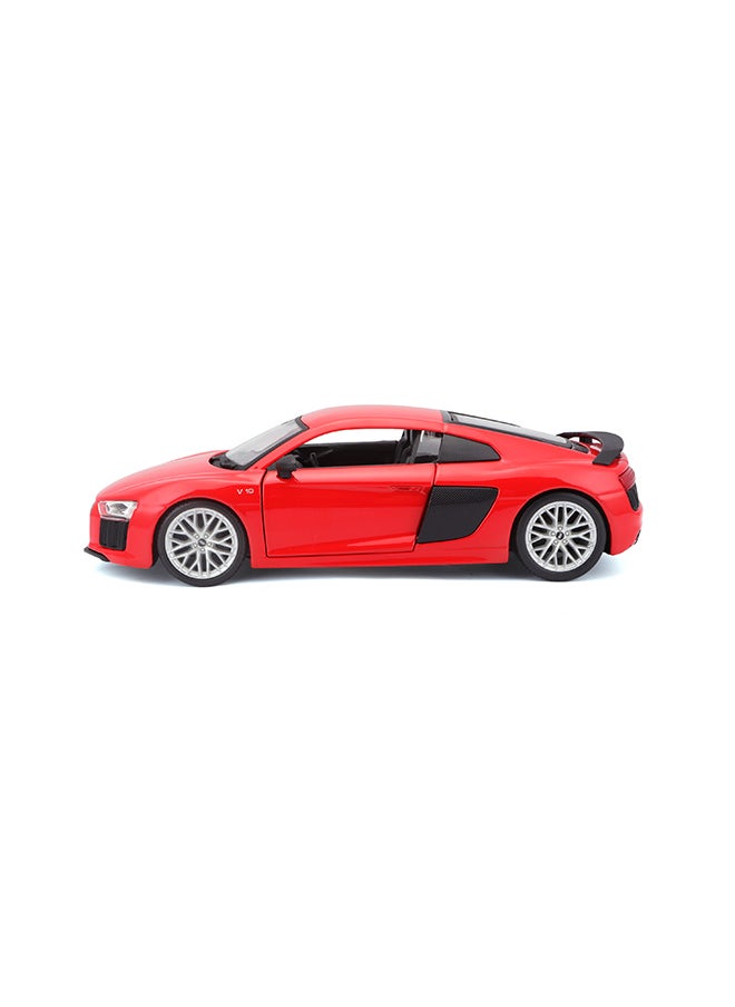 1:24 Audi R8 V10 Plus Red Officially Licensed Scaled Replicas of Collectible Diecast Metal Models with Exquisite Interior & Exterior Detailing for All Ages