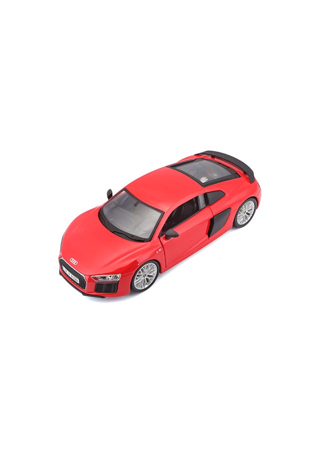 1:24 Audi R8 V10 Plus Red Officially Licensed Scaled Replicas of Collectible Diecast Metal Models with Exquisite Interior & Exterior Detailing for All Ages