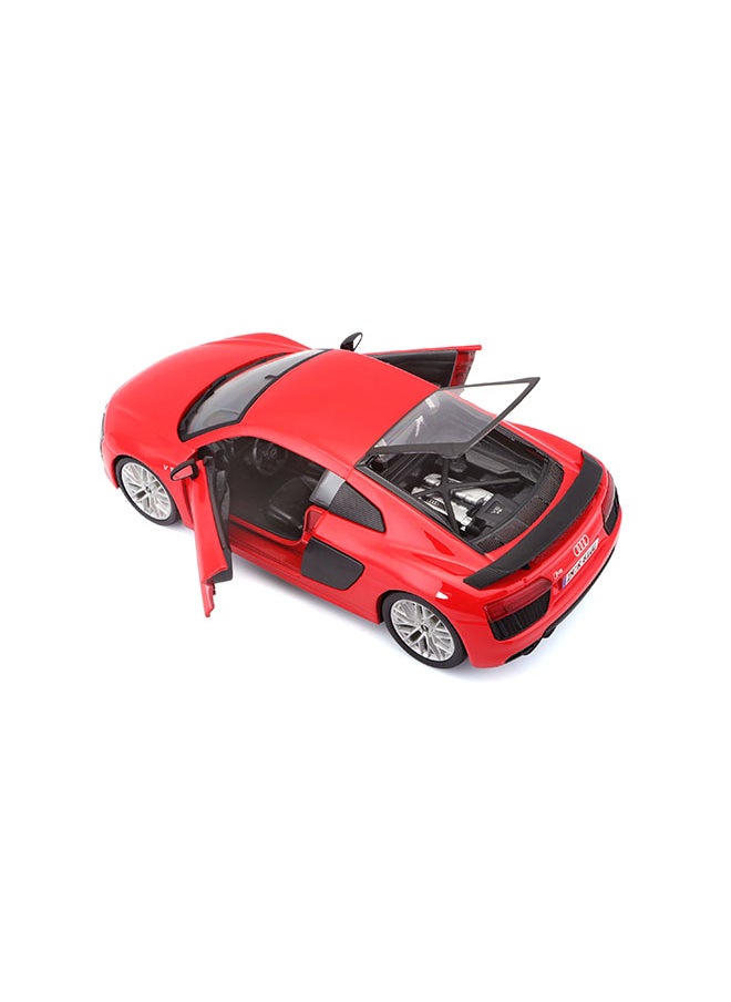 1:24 Audi R8 V10 Plus Red Officially Licensed Scaled Replicas of Collectible Diecast Metal Models with Exquisite Interior & Exterior Detailing for All Ages