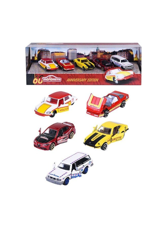 60Th Anniversary Die-Cast Car Gift Set (5 Pack)