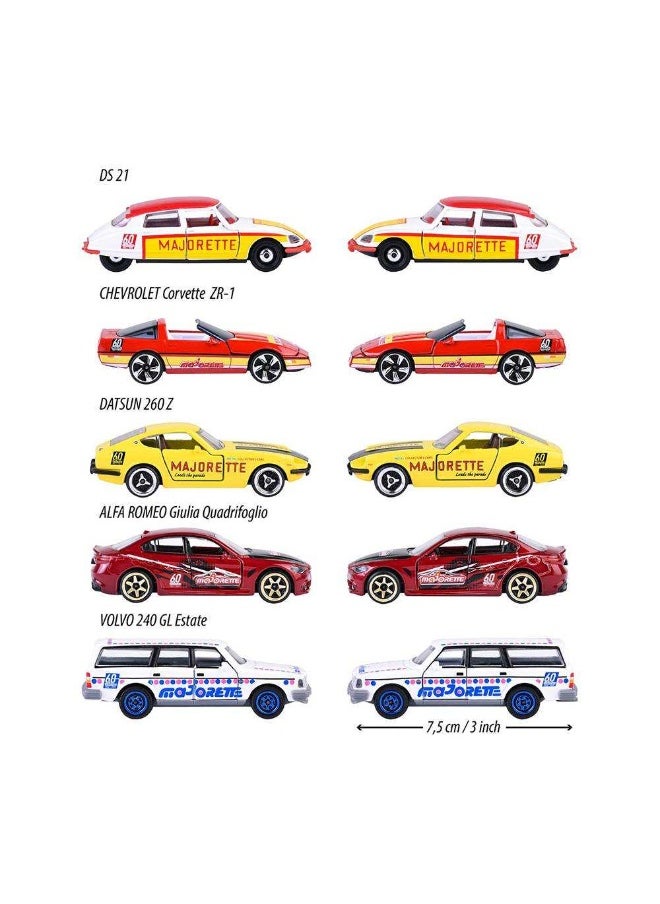 60Th Anniversary Die-Cast Car Gift Set (5 Pack)