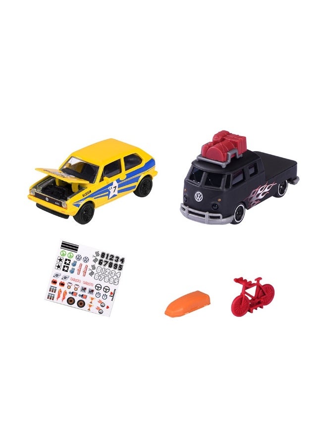 Vw The Originals Racing Set (1:64, 2 Pack, Assorted)