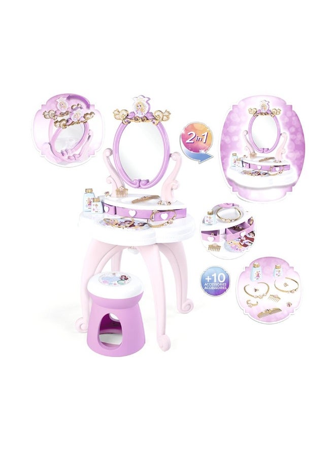 Smoby Disney Princess 2-In-1 Dressing Table