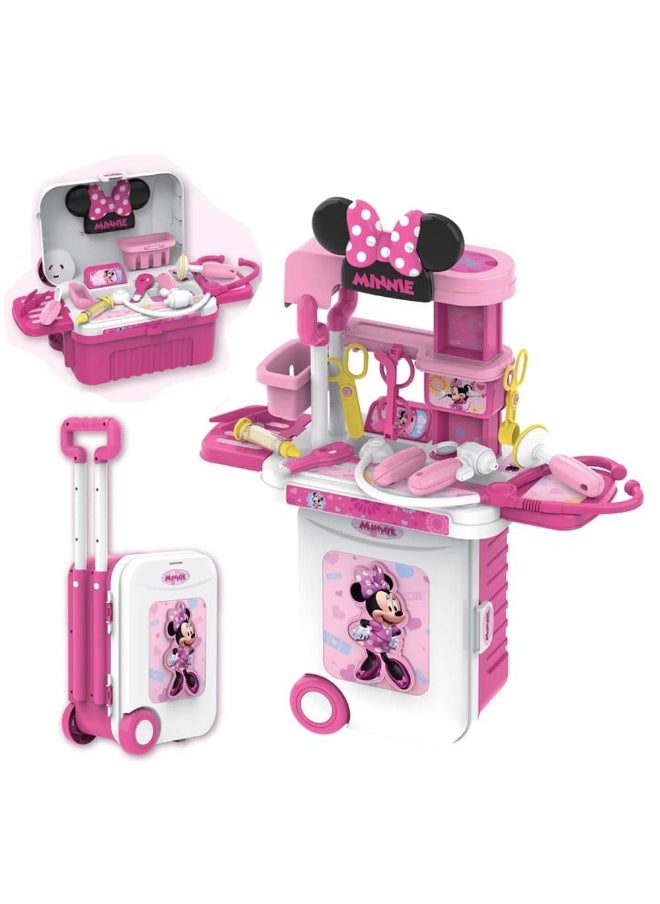 Minnie Mouse 3-In-1 Doctor Trolley Case