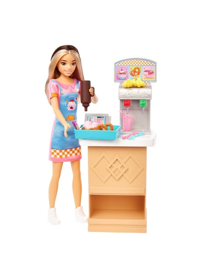 Skipper First Jobs Doll With Snack Bar Playset