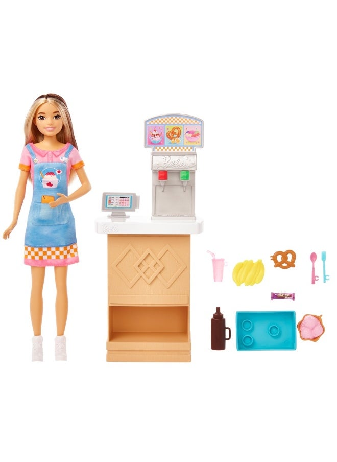 Skipper First Jobs Doll With Snack Bar Playset