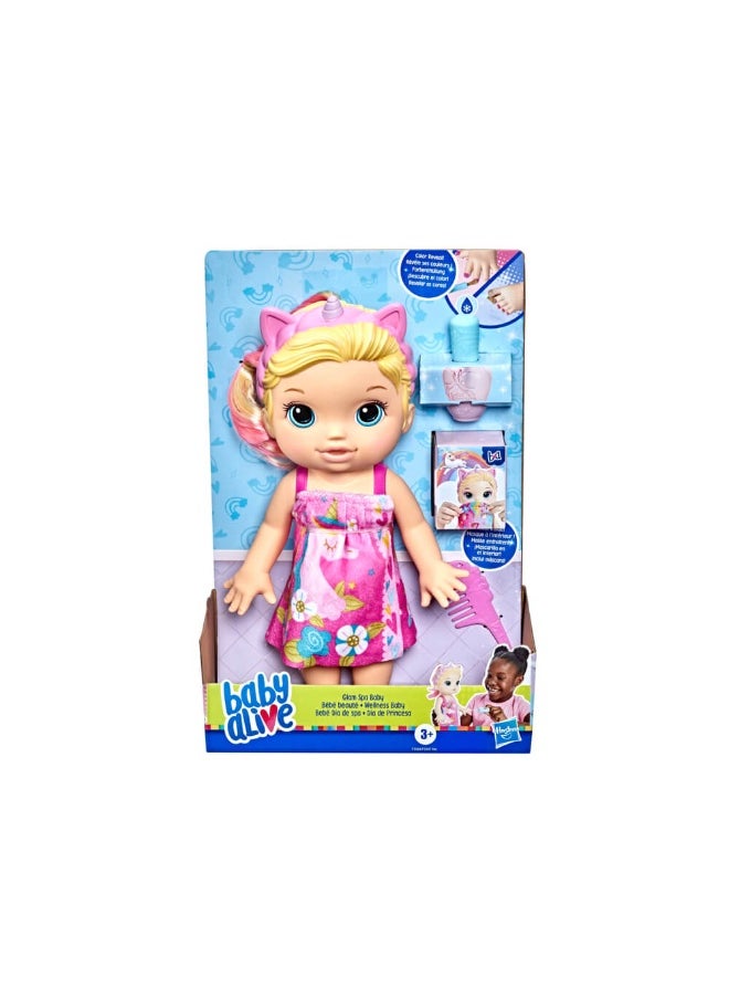 Glam Spa Baby Doll With Blonde Hair (32 Cm)