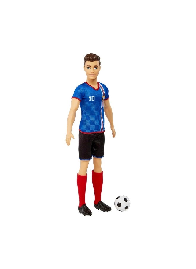 Soccer Ken Doll In #10 Jersey (29 Cm)