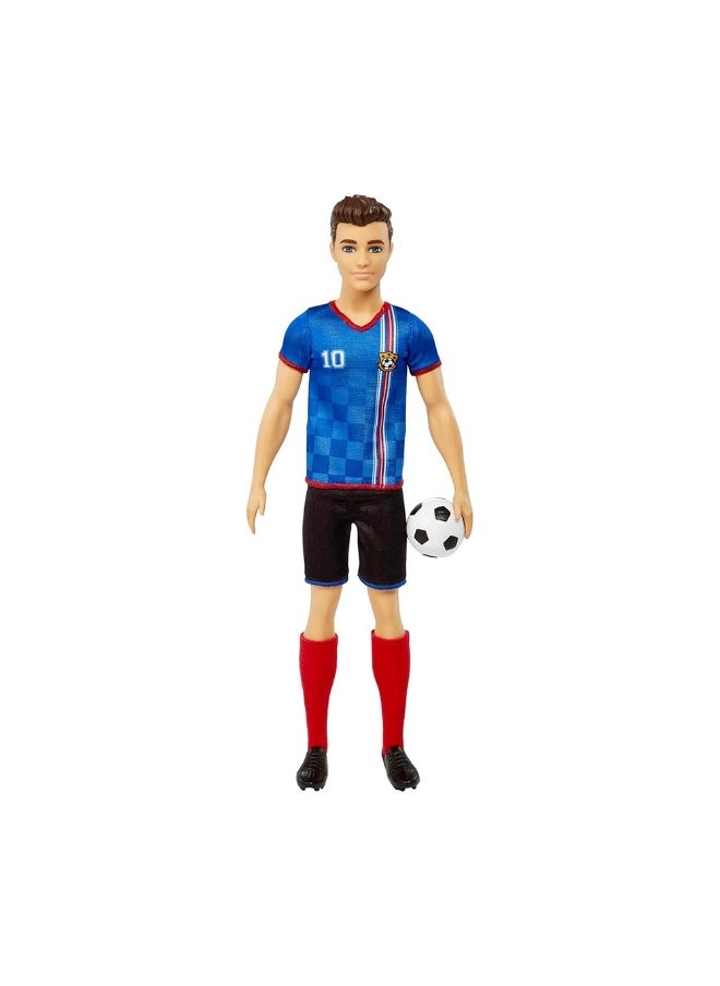 Soccer Ken Doll In #10 Jersey (29 Cm)