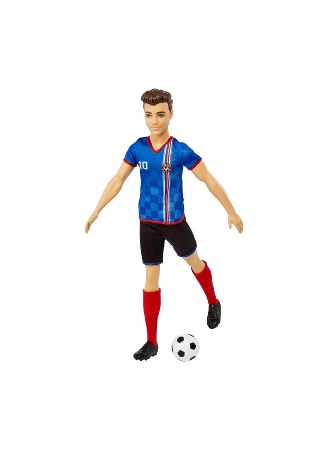 Soccer Ken Doll In #10 Jersey (29 Cm)