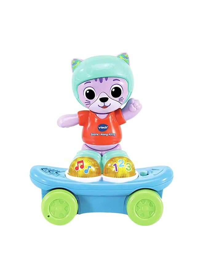 Pull Back Skater Cat Baby Toy