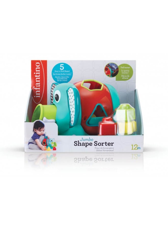 Infantino Jumbo Shape Sorter Activity Toy
