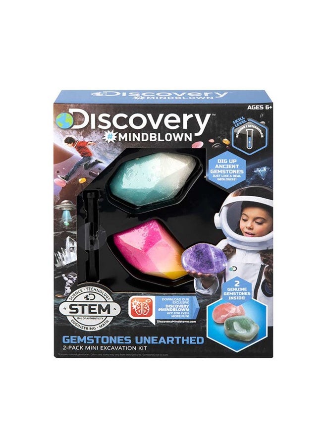 Discovery Mindblown Action Circuitry Floating Ball Experiment Kit + Mini Treasure Excavation Kit + Mini Gemstone Excavation Kit Bundle