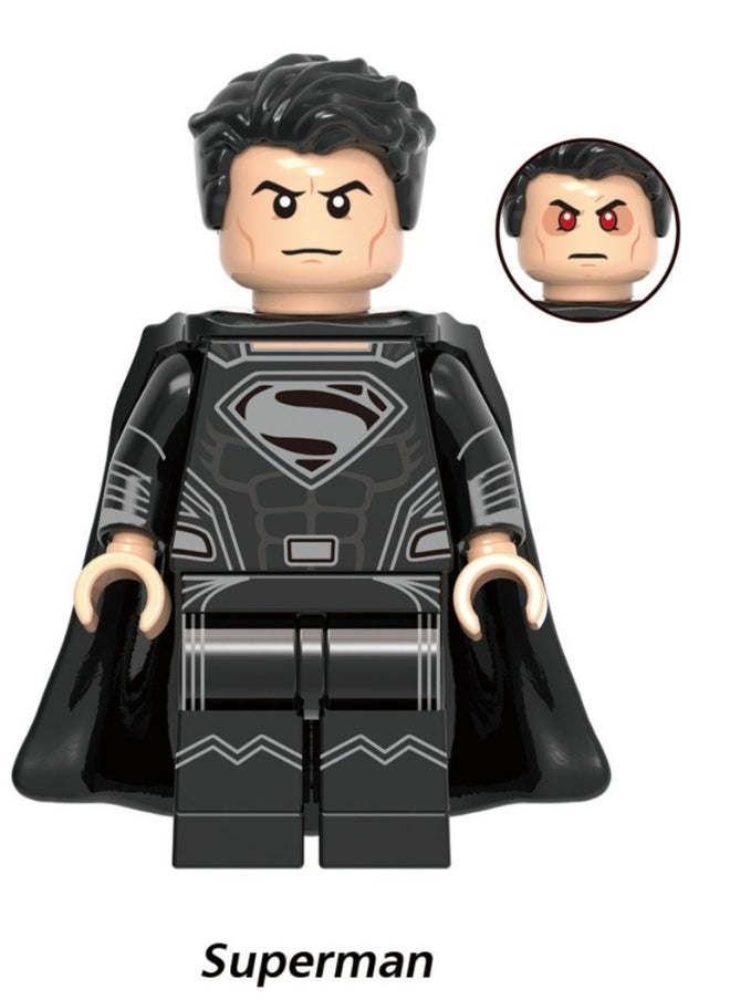 Justice League Superman Wonder Woman Bat Flash Human Block Assembly Toys