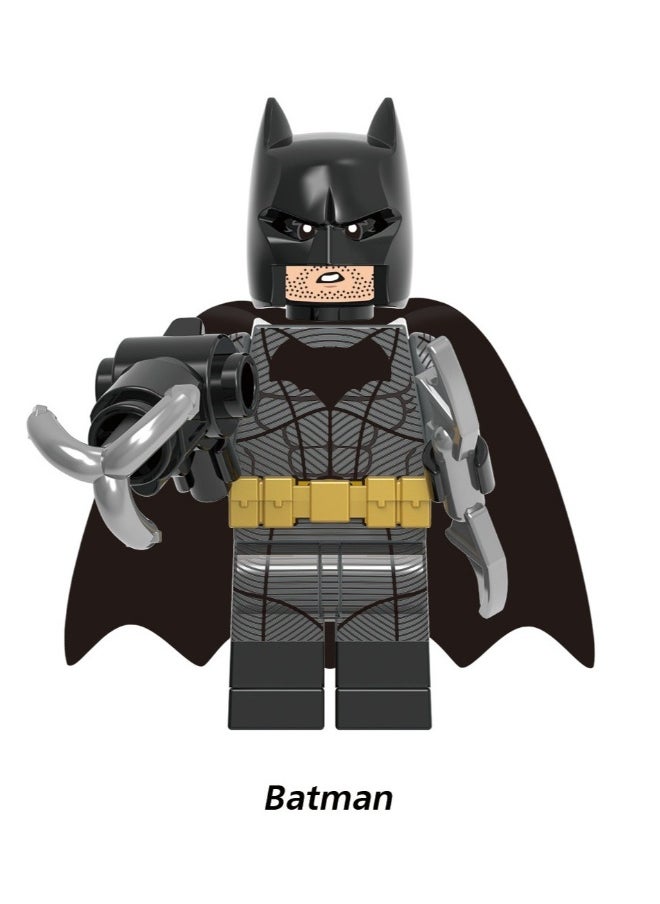 Justice League Superman Wonder Woman Bat Flash Human Block Assembly Toys
