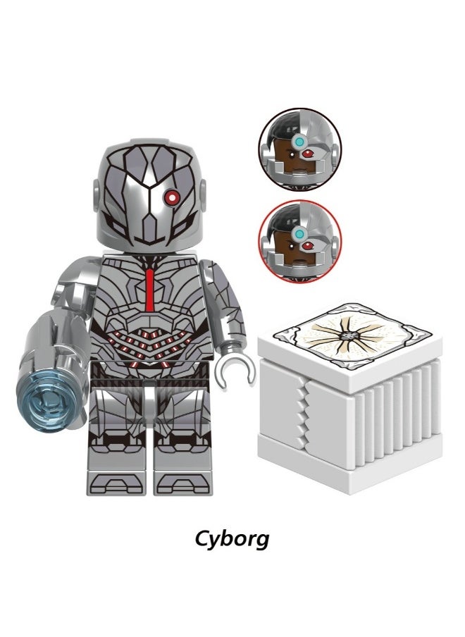 Justice League Superman Wonder Woman Bat Flash Human Block Assembly Toys