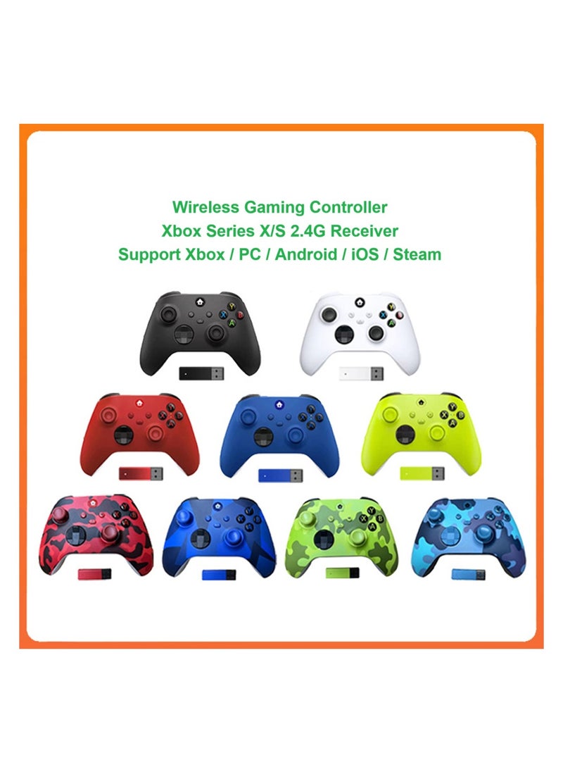 Classic Gamepad Wireless Gaming Controller 2.4G Receiver Support Xbox / PC / Android / Ios / Steam Blue