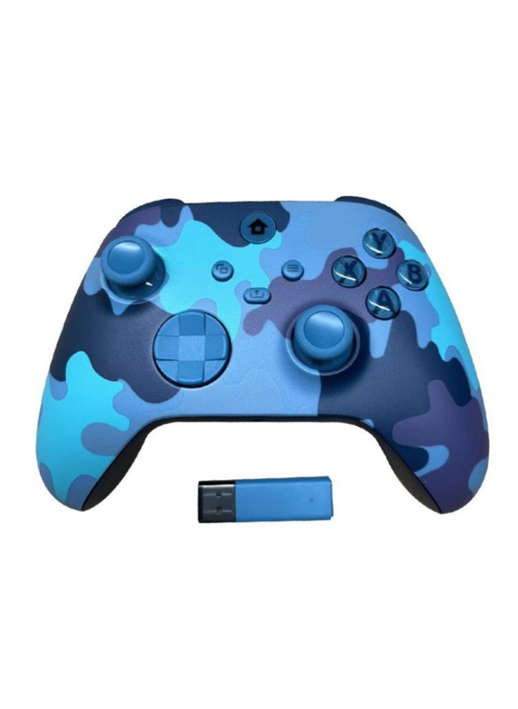 Classic Gamepad Wireless Gaming Controller 2.4G Receiver Support Xbox / PC / Android / Ios / Steam Blue