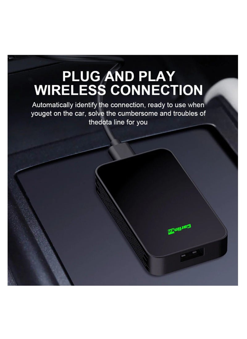 Carlinkit 5.0, Ultimate Wireless CarPlay & Android Auto Adapter - Ultra Speed, Low Power Design, Dual Band WiFi, Only Fit For The Car With Wired CarPlay/AA