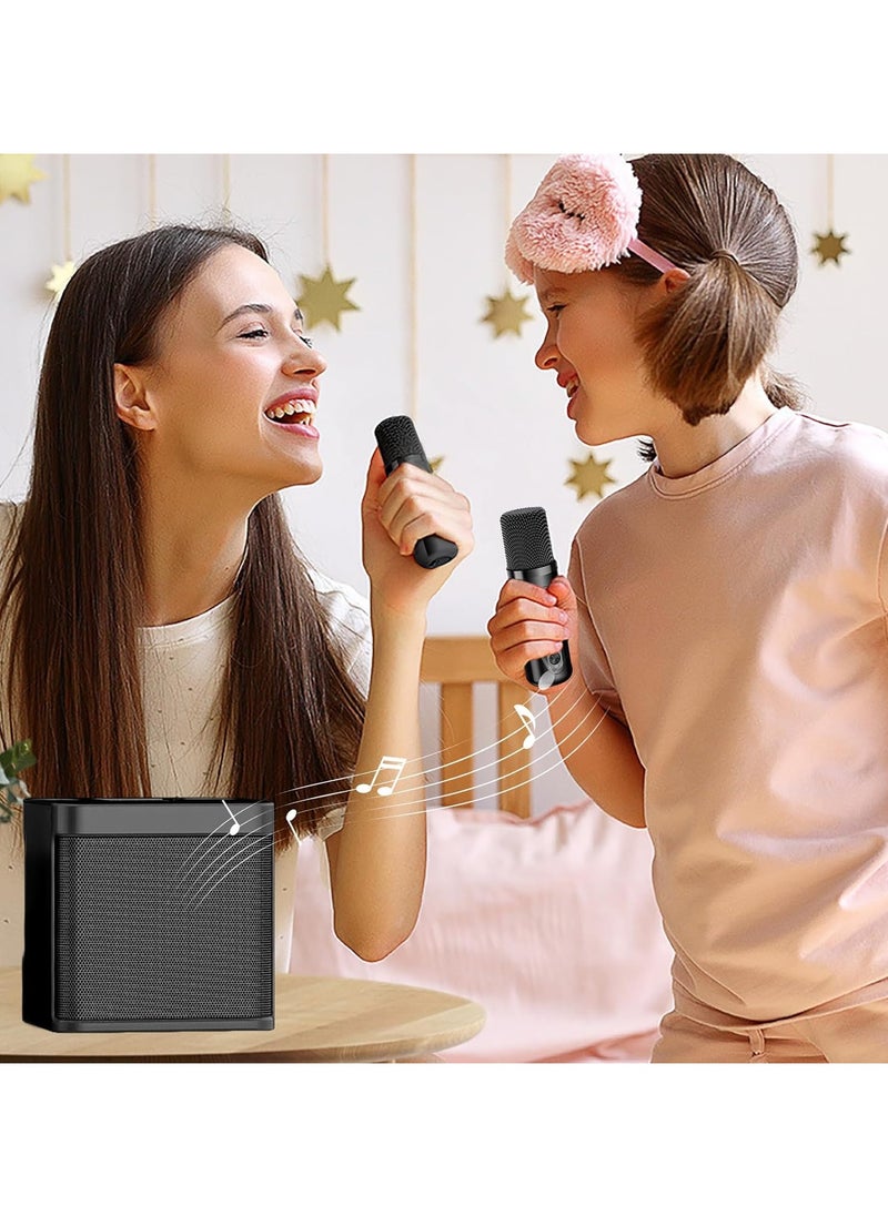 YS-203 100W high power wireless family party Bluetooth speaker portable dual microphone outlet karaoke subwoofer stereo boombox