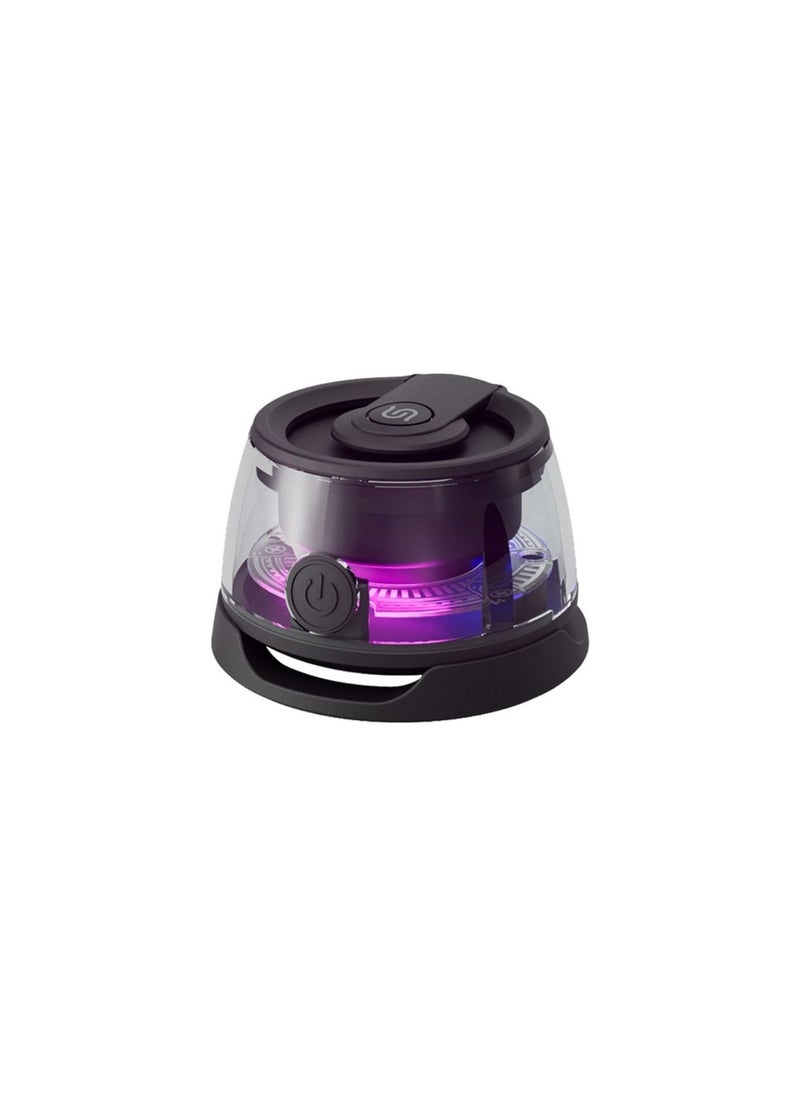 Charme Magnetic Speaker 3W with RGB LED Light Effect_Black