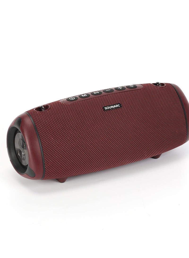 Sounarc R1 40W Portable Outdoor Speaker with Bluetooth 5.3, IPX6 Waterproof, Stereo Pairing & more