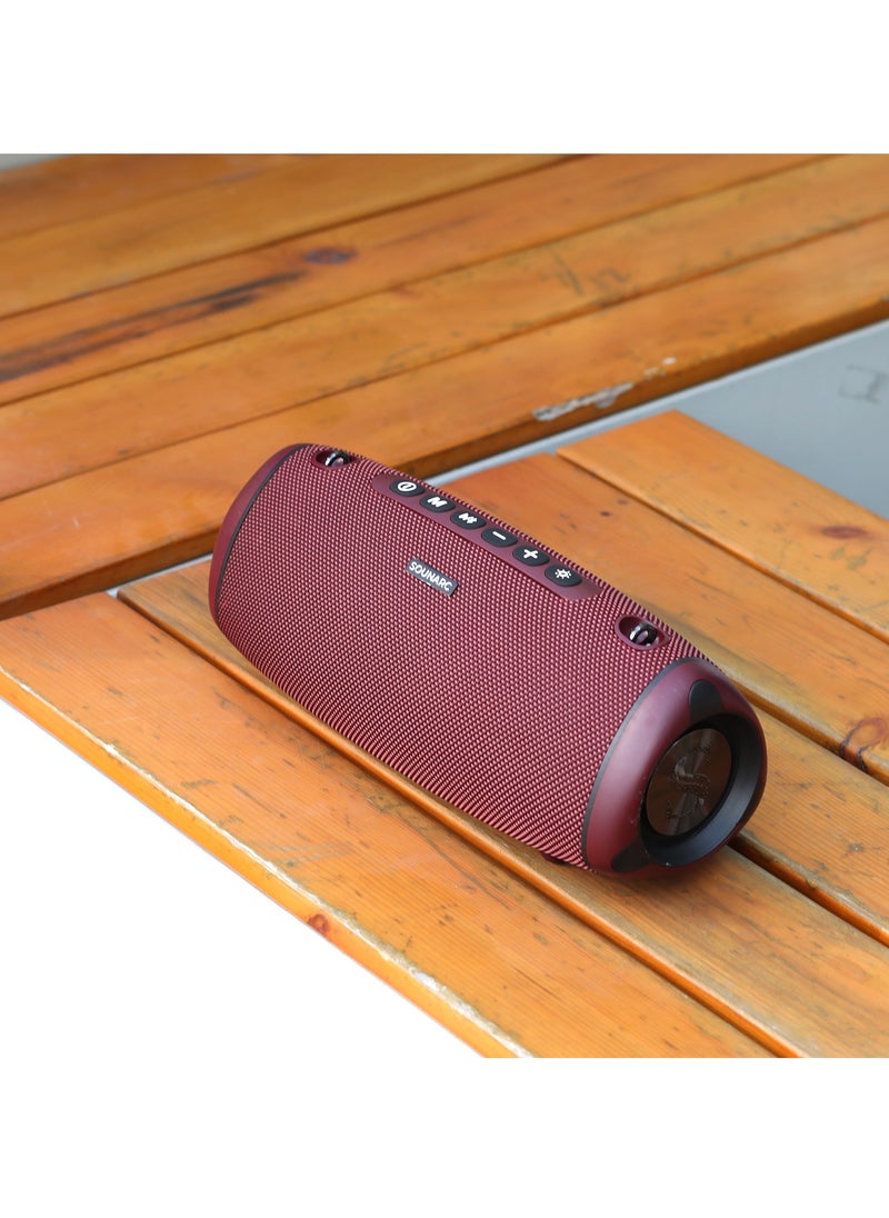 Sounarc R1 40W Portable Outdoor Speaker with Bluetooth 5.3, IPX6 Waterproof, Stereo Pairing & more