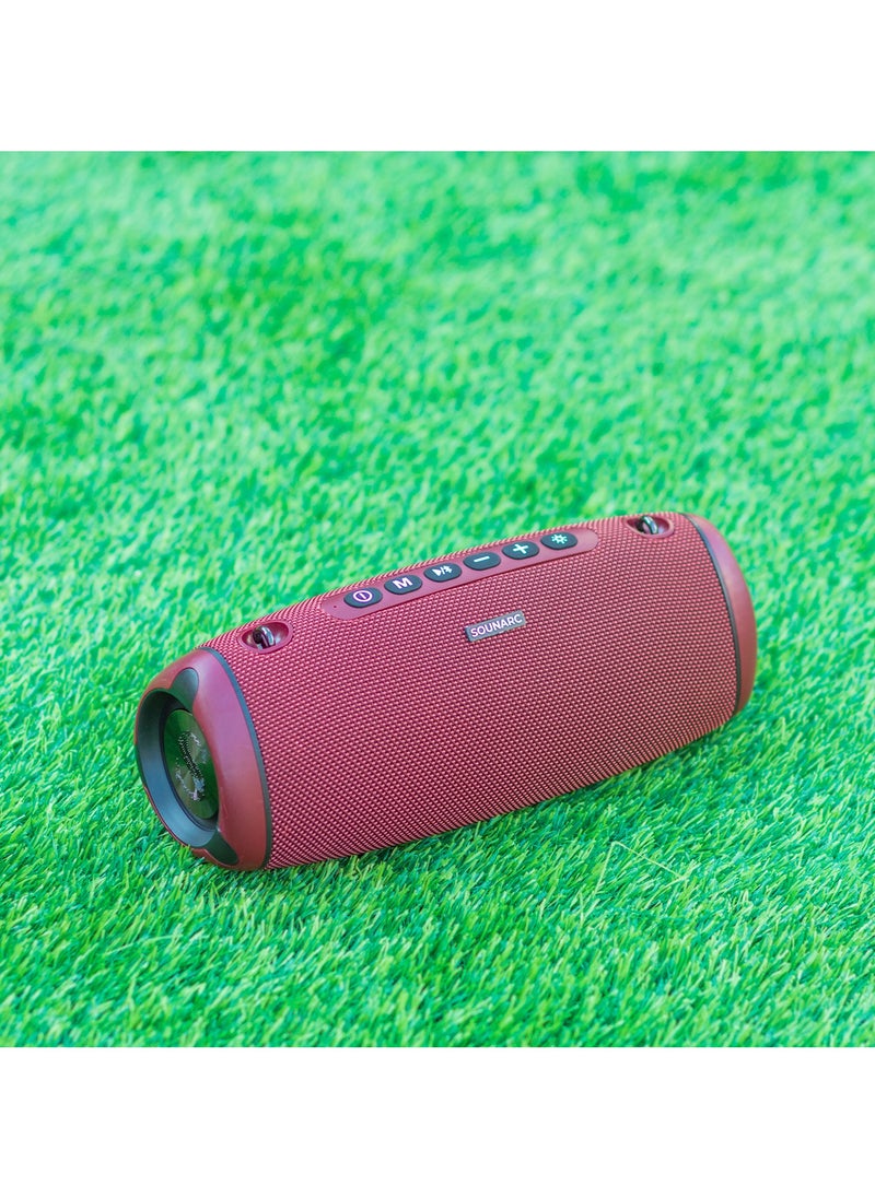 Sounarc R1 40W Portable Outdoor Speaker with Bluetooth 5.3, IPX6 Waterproof, Stereo Pairing & more