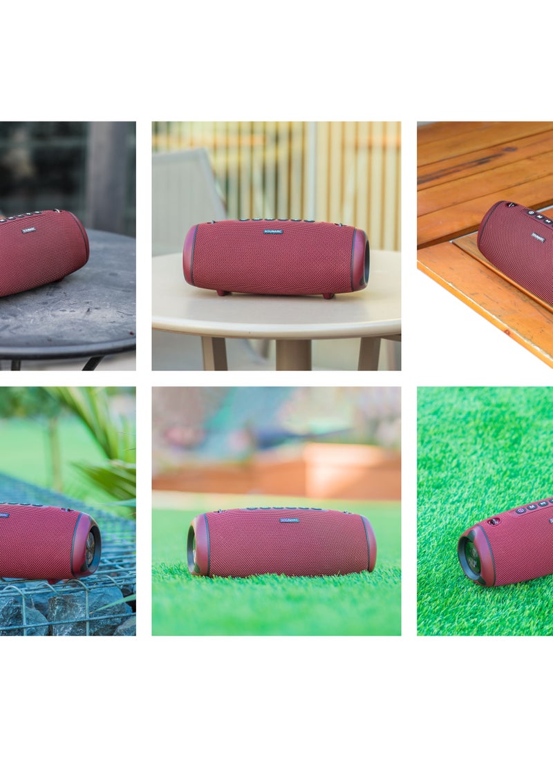 Sounarc R1 40W Portable Outdoor Speaker with Bluetooth 5.3, IPX6 Waterproof, Stereo Pairing & more