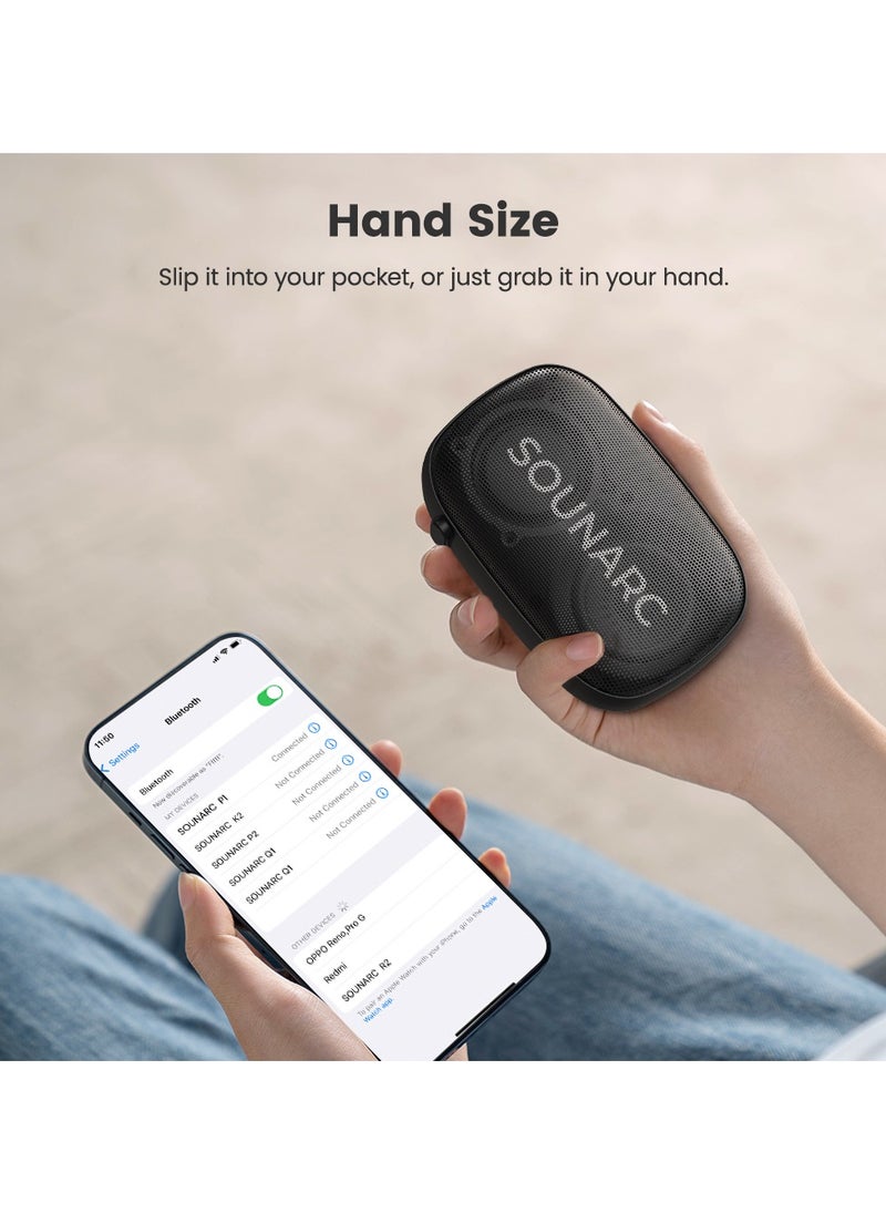 SOUNARC P1 Bluetooth speaker 5W Balanced Sound with Bluetooth 5.3
