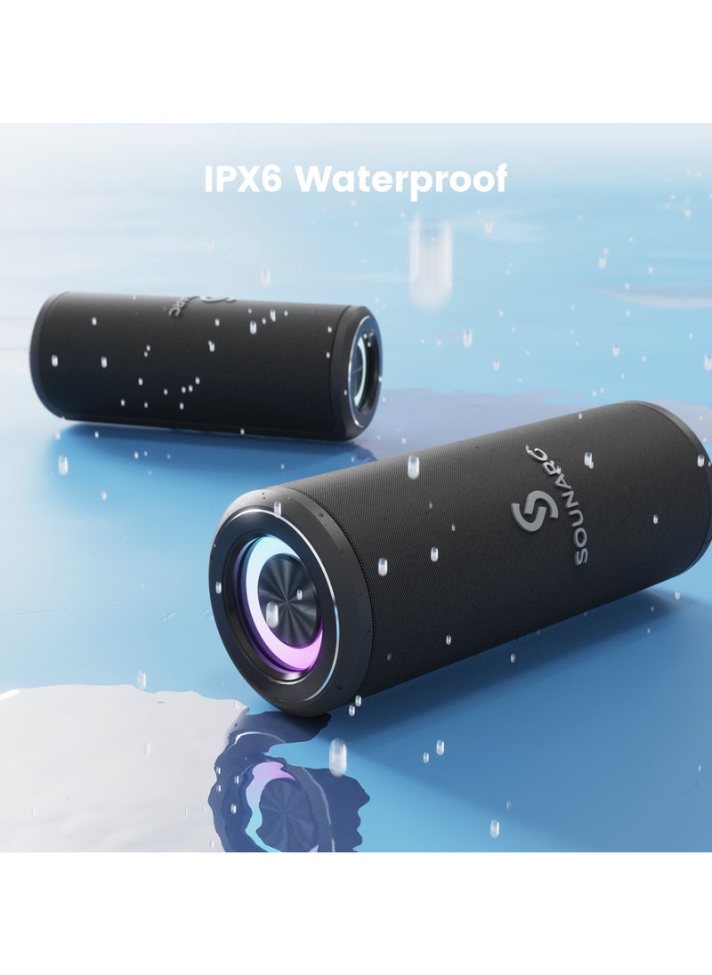 Sounarc P4 20W Portable Cylindrical Speaker with 20W Stereo Sound, Various Lightning Model, 3000 man Battery & more