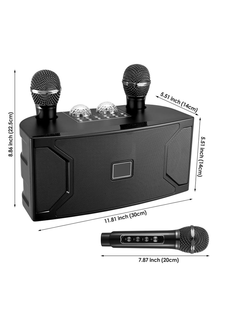 YS-211 Bluetooth Speaker With High Power And Convenient Outdoor Home Karaoke Multi-function Subwoofer Sound Black