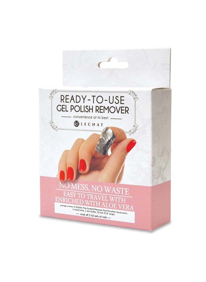 Nobility Ready-To-Use Gel Polish Remover Pads Box-NSRP03