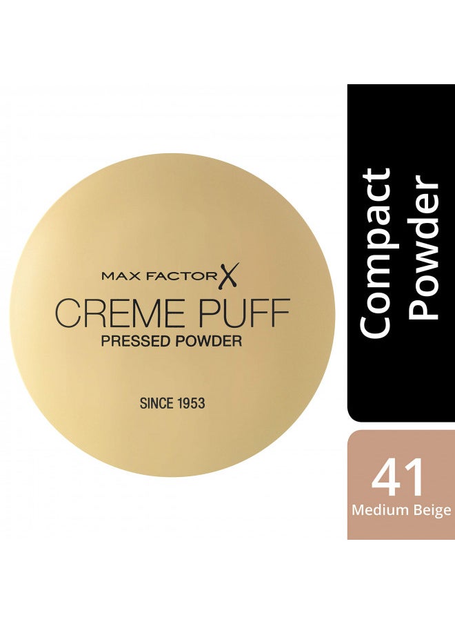 Max Factor Creme Puff - # 41 Medium Beige, 21 g