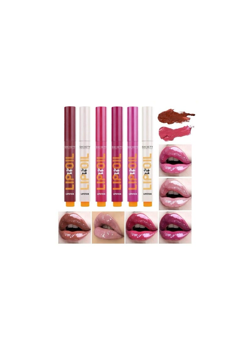 Lip Oil Push Rush Lipstick Multicolour