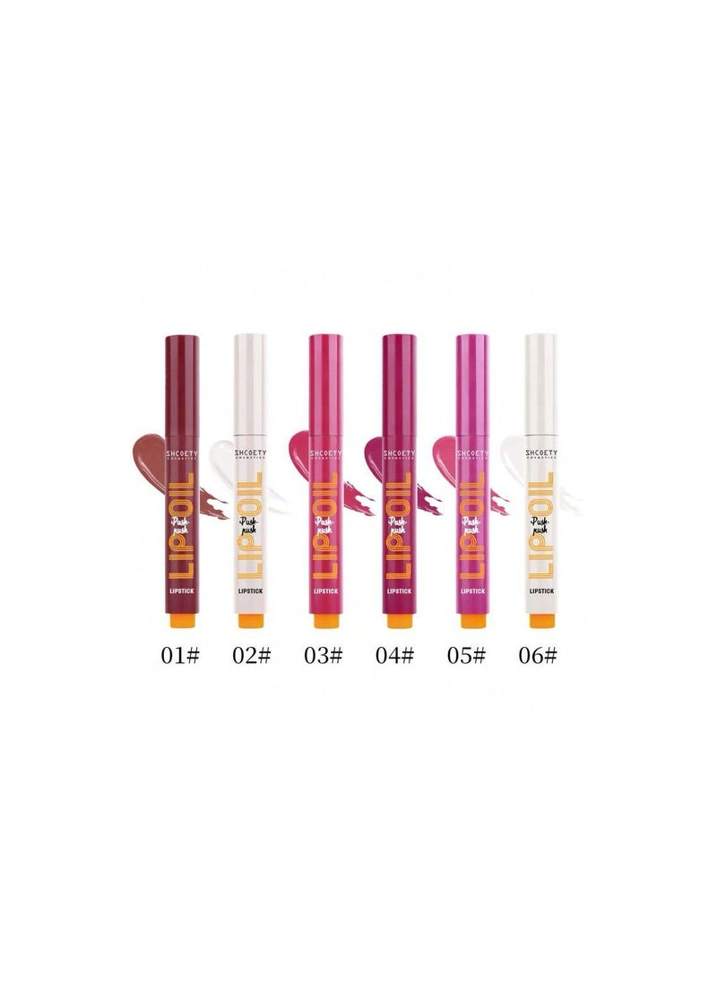 Lip Oil Push Rush Lipstick Multicolour