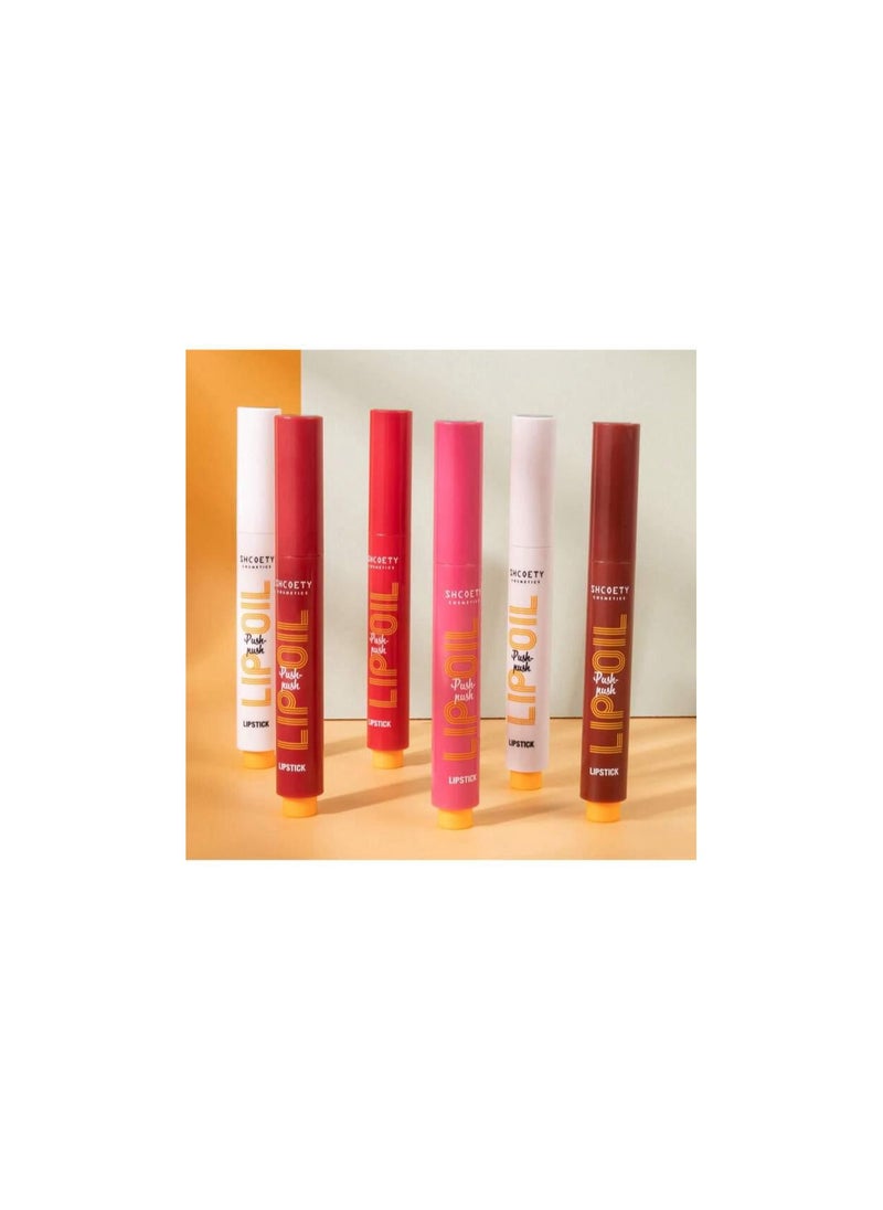 Lip Oil Push Rush Lipstick Multicolour