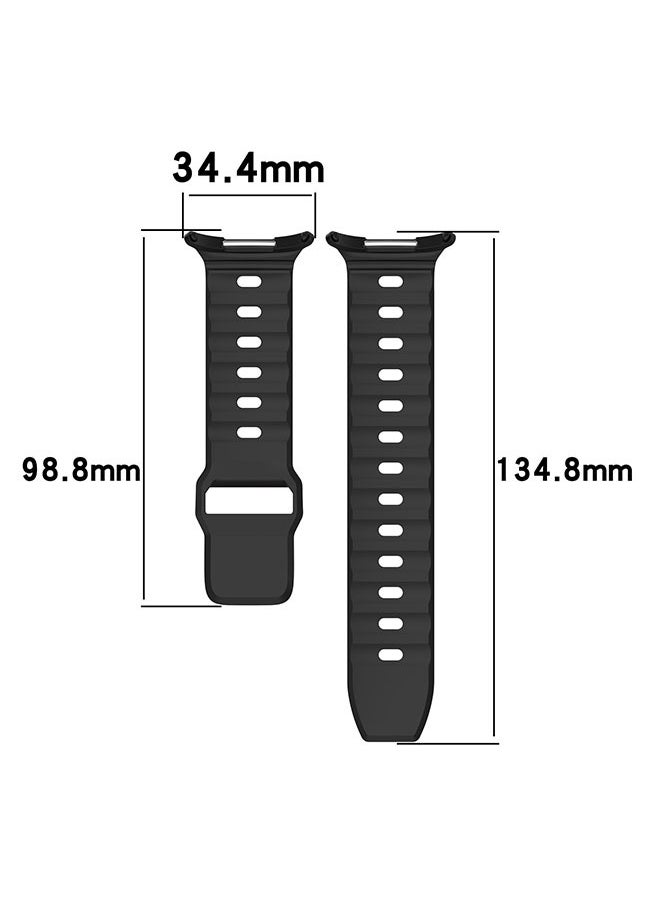 Samsung Galaxy watch Ultra Straps for Women Men,3 Pack Silicone Strap Replacement Wristbands Compatible with Samsung Galaxy watch Ultra 47mm Sport Silicone Strap