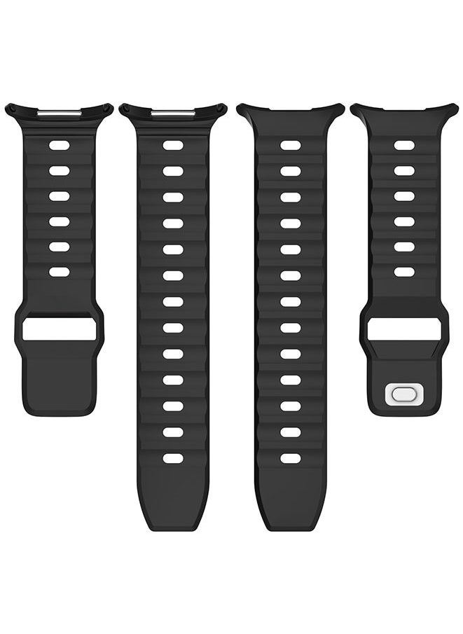 Samsung Galaxy watch Ultra Straps for Women Men,3 Pack Silicone Strap Replacement Wristbands Compatible with Samsung Galaxy watch Ultra 47mm Sport Silicone Strap