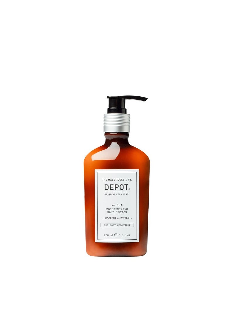 Depot No. 604 Moisturizing Hand Lotion 200ml | Cajeput & Myrtle