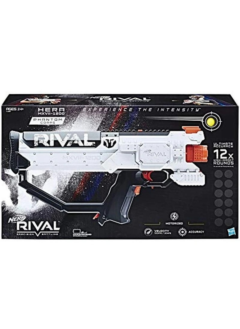 Nerf Rival Hera Mxvii 1200 White Combat Blaster