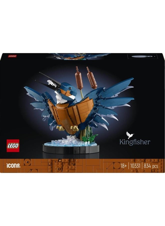 Icons Kingfisher Bird Building Set 10331 Building Toy Set (834 Pieces)