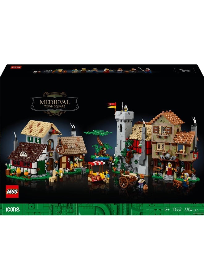 Icons Medieval Town Square 10332 Building Toy Set (3304 Pieces)