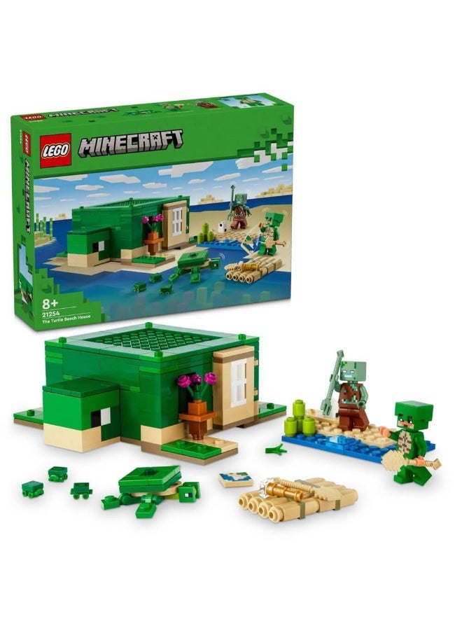 Minecraft The Turtle Beach House Model 21254 Building Toy Set (234 Pieces)