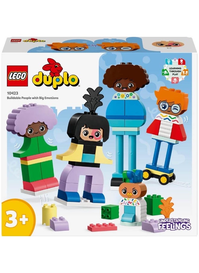 Duplo Town Buildable People With Big Emotions 10423 Building Toy Set (71 Pieces)