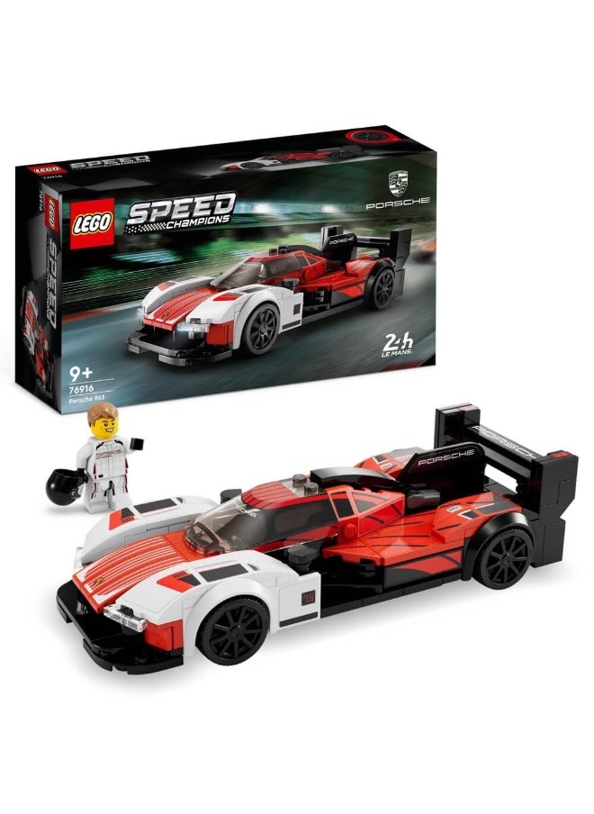 Speed Champion Porsche 963 76916 Building Toy Set (280 Pieces)