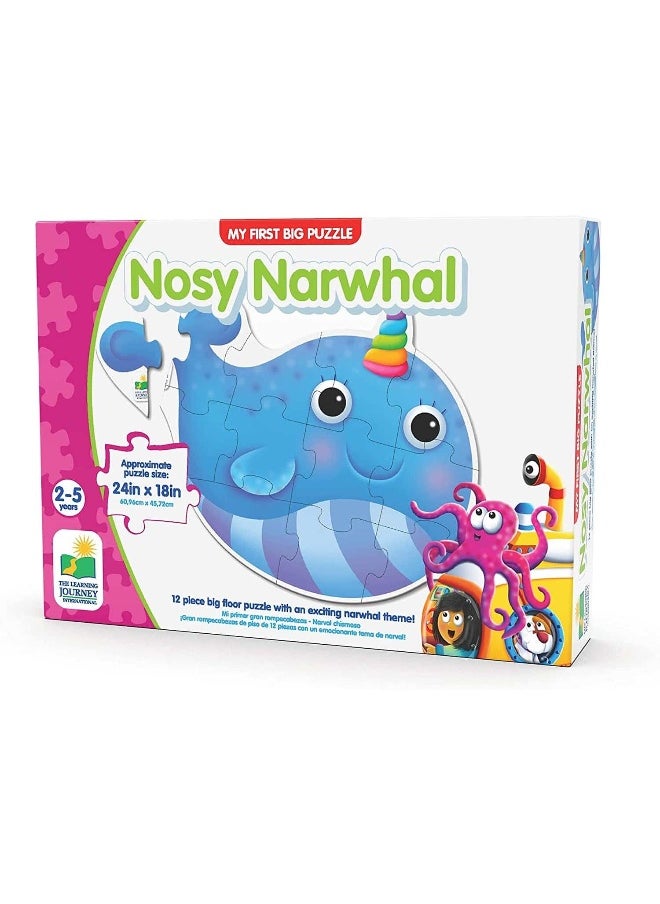 My First Big Nosy Narwhal Floor Puzzle (12 Pieces)