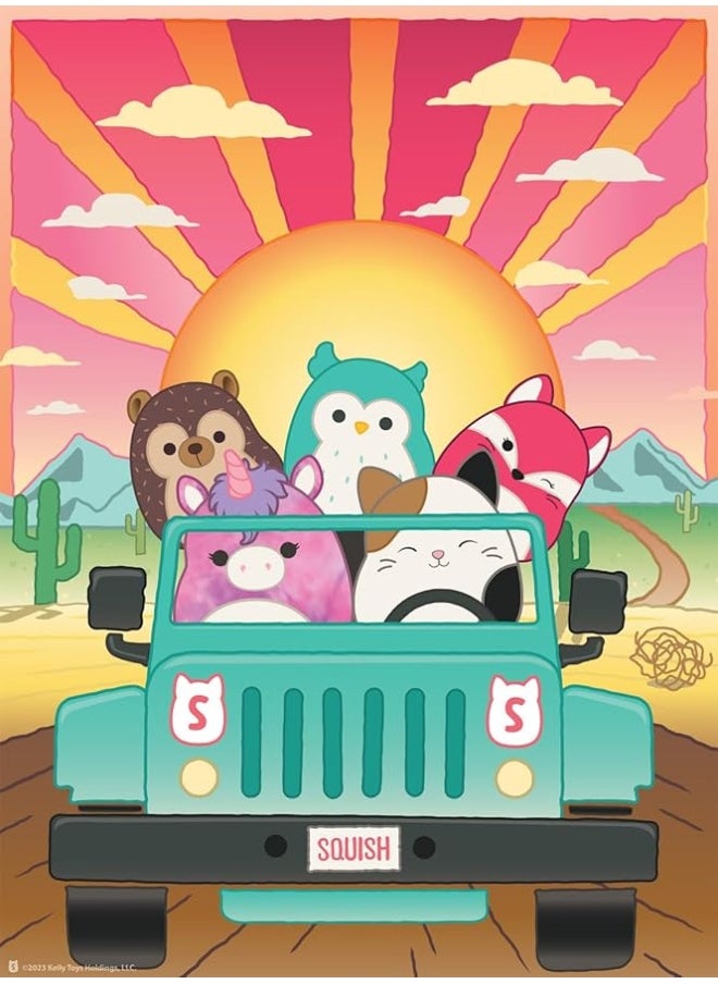 Buffalo Games - Squishmallows - Road Trip - 1000 Piece Jigsaw Puzzle for Adults Challenging Puzzle Perfect for Game Nights - 1000 Piece Finished Size is 26.75 x 19.75