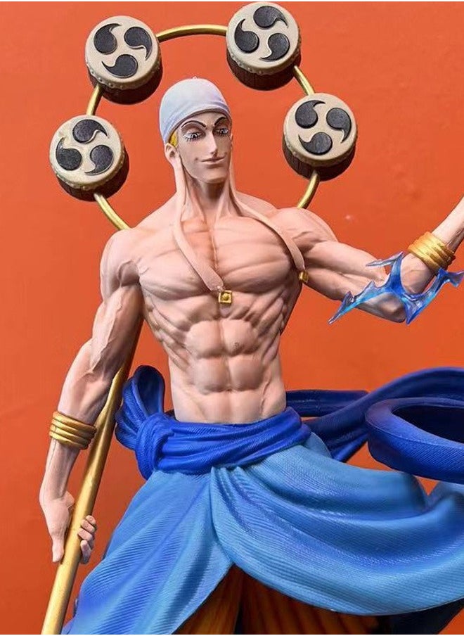 One Piece Enu Ling Thunder Fruit Anime Hands Surrounding Model Statue Swing